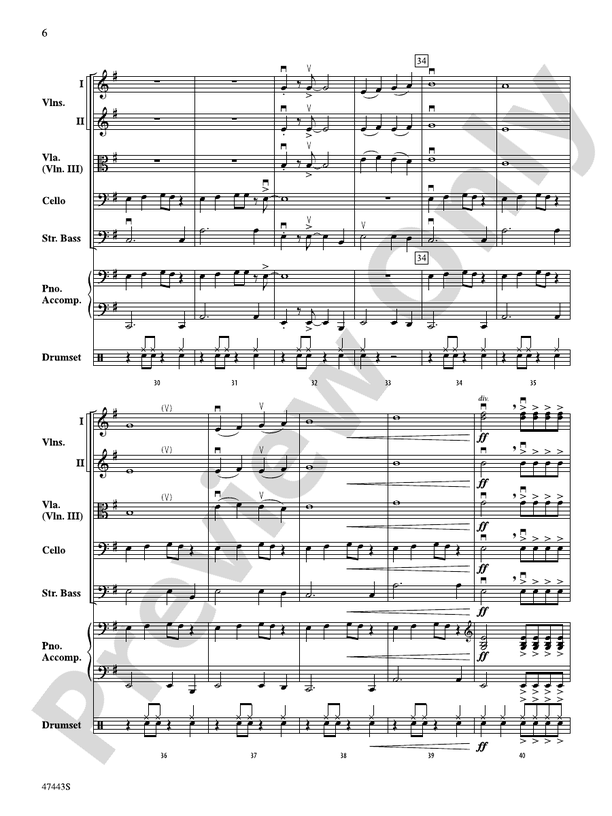 Feel It Still - String Orchestra Conductor Score & Parts (Digital Download)