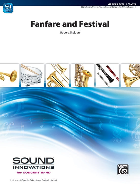 Fanfare and Festival - Concert Band Conductor Score & Parts (Digital Download)