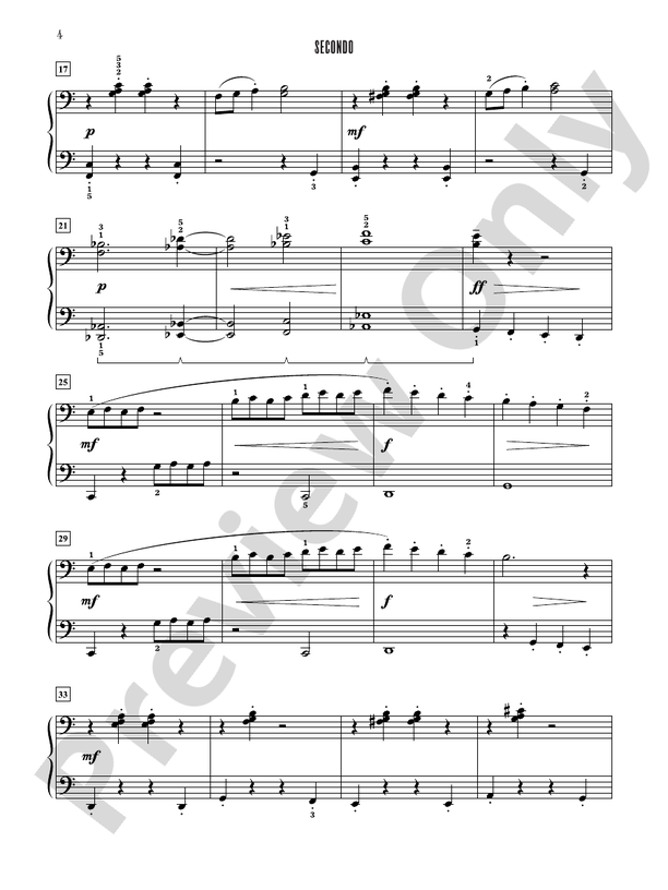Contest Winners for Two, Book 4: 7 Original Piano Duets from the Alfred, Belwin, and Myklas Libraries - 1 Piano, 4 Hands (Digital Download)