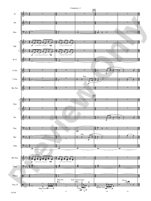 Ghosts of the Taman Negara - Concert Band Conductor Score & Parts (Digital Download)