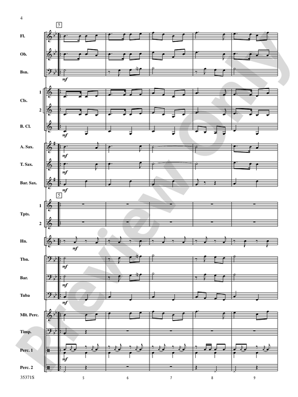 Semper Paratus - Concert Band Conductor Score & Parts (Digital Download)