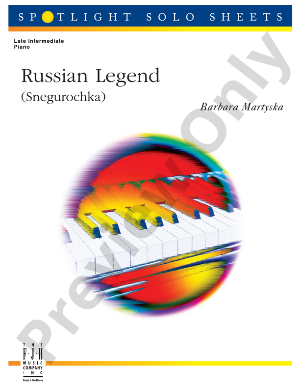 Russian Legend - Piano (Digital Download)