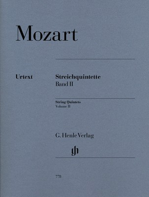 String Quintets Vol. 2 - Wolfgang Amadeus Mozart - G. Henle Verlag String Quintet Parts