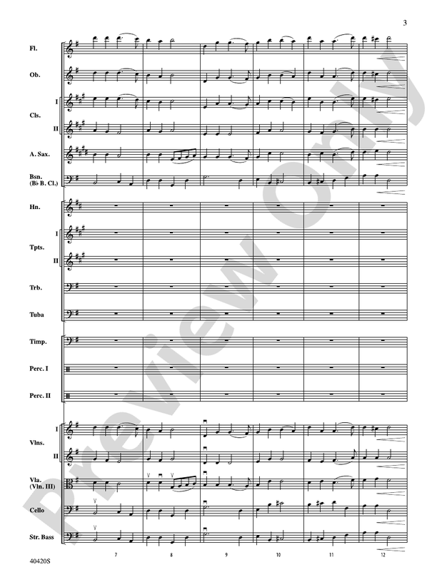 A Holiday Celebration – Full Orchestra Conductor Score & Parts (Digital Download)