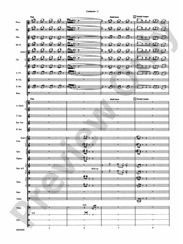 Jericho - Concert Band Conductor Score & Parts (Digital Download)