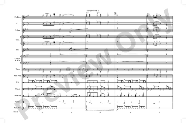 Creep – Marching Band Conductor Score & Parts (Digital Download)