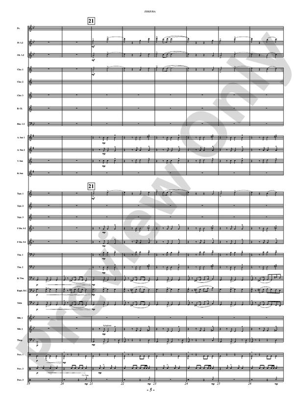 Zerzura (A Treasure Hunter's Tale) - Concert Band Conductor Score & Parts(Digital Download)