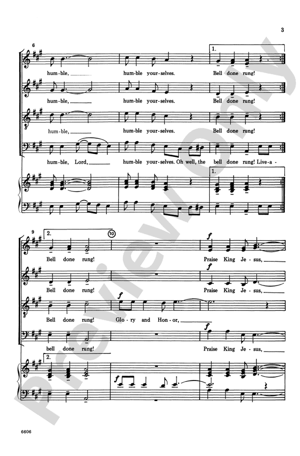 Live-a-Humble – SATB, a cappella Choral Octavo (Digital Download)