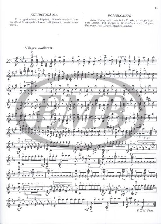 Mazas - Etudes Op36 Volume 1 Etudes Speciales - Violin Solo EMB Z2244