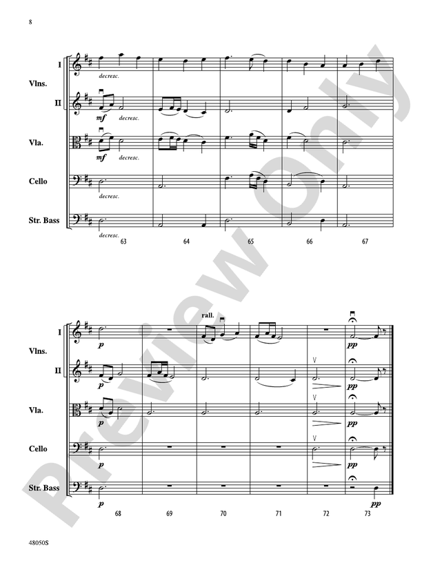 Ye Banks and Braes O' Bonnie Doon - String Orchestra Conductor Score & Parts (Digital Download)