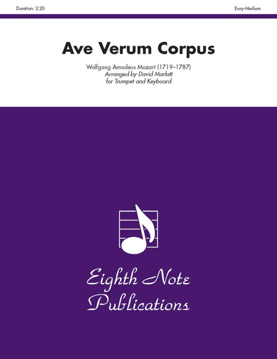 Ave Verum Corpus Trumpet/Piano