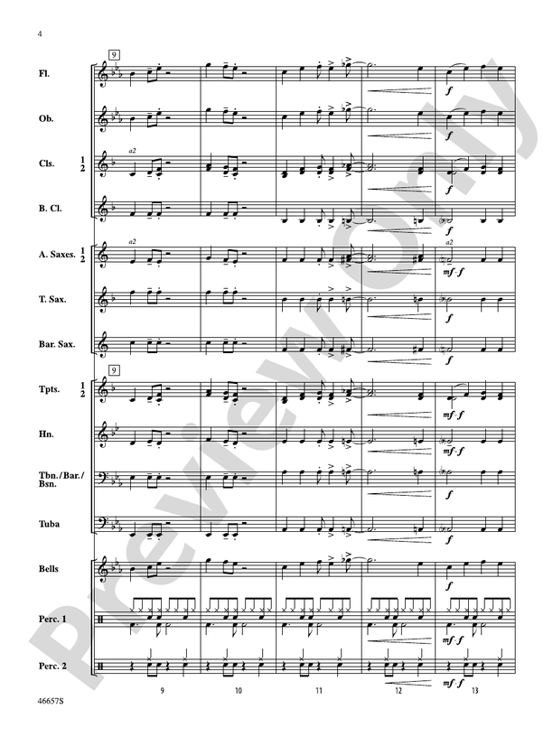 Movin' On - Concert Band Conductor Score & Parts (Digital Download)