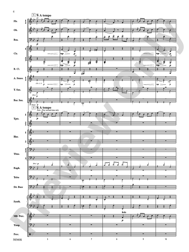 Tonadillas Suite - Concert Band Conductor Score & Parts (Digital Download)