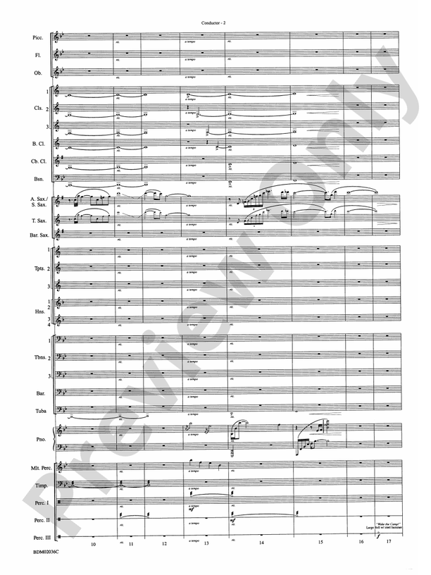 Northwoods: Of Might and Mettle - Concert Band Conductor Score & Parts (Digital Download)