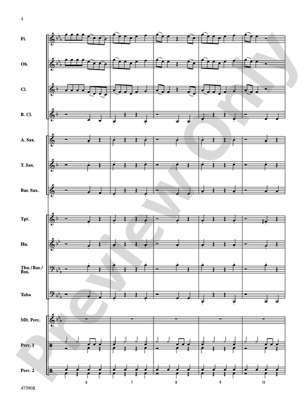 Bruno Mars Four-Pack - Concert Band Conductor Score & Parts (Digital Download)