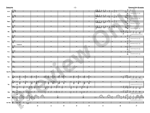 Running with Scissors – Jazz Ensemble Conductor Score & Parts (Digital Download)