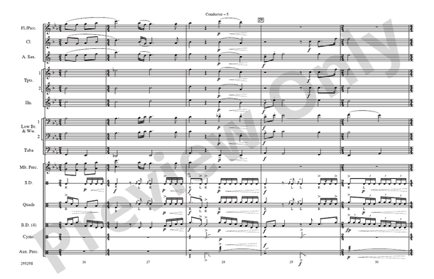 Gettysburg – Marching Band Conductor Score & Parts (Digital Download)