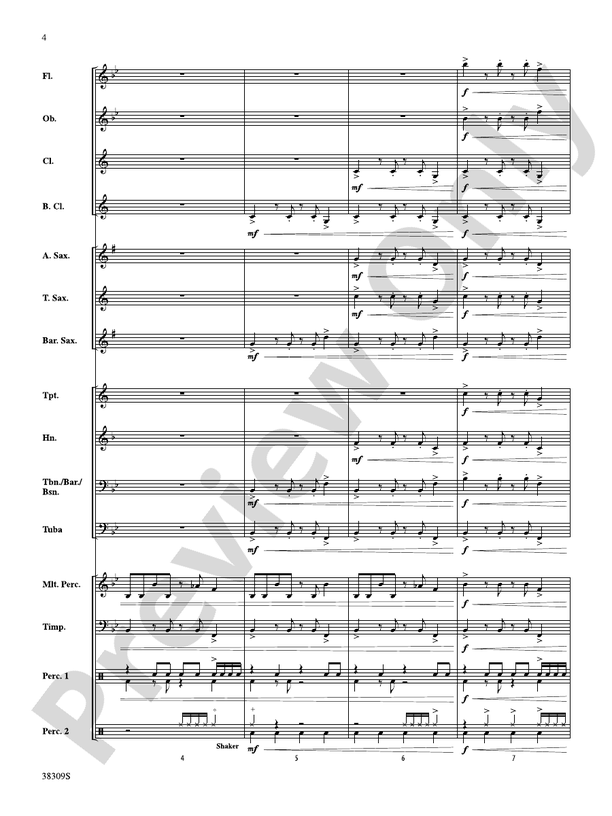 Dune Buggy - Concert Band Conductor Score & Parts (Digital Download)