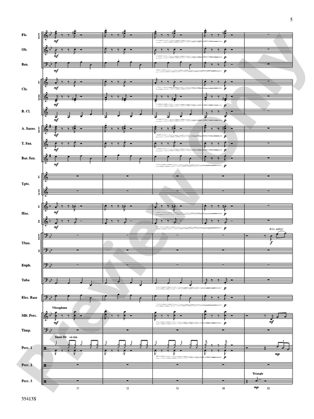 Crooners Serenade - Concert Band Conductor Score & Parts (Digital Download)