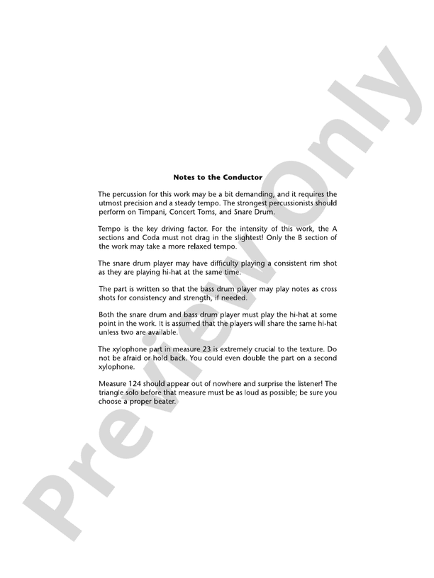 Ambush - Concert Band Conductor Score & Parts (Digital Download)
