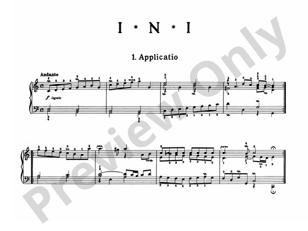 Bach - Notebook for Wilhelm Friedemann Bach - Piano Solo (Digital Download)