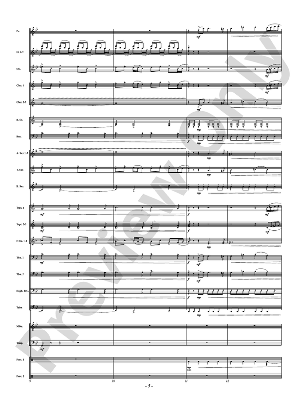 With Joyful Tidings - Concert Band Conductor Score & Parts(Digital Download)