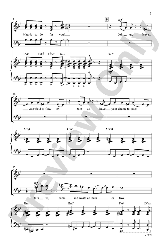 Magic to Do (from Pippin) – SAB Choral Octavo (Digital Download)
