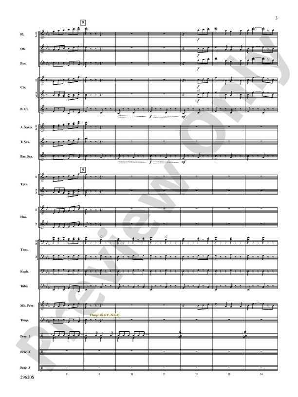 We're Off to See the Wizard, Variations on - Concert Band Conductor Score & Parts (Digital Download)