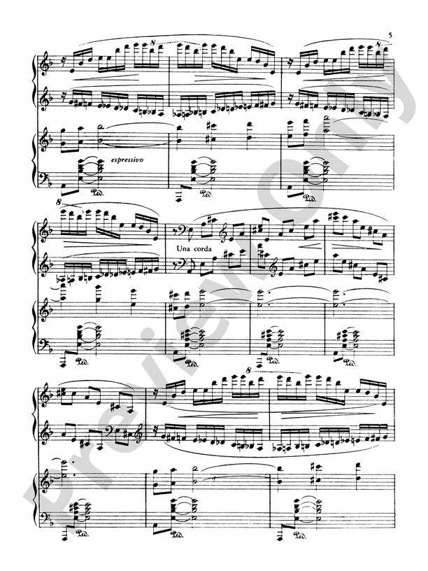 Albeniz - Rapsodia Espanola, Op. 70 - 1 Piano, 4 Hands (Digital Download)