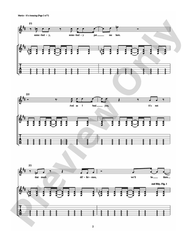 It's Amazing - Guitar TAB (Digital Download)