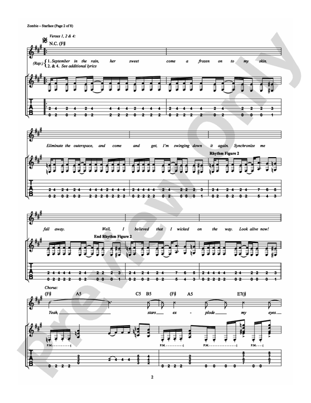 Starface - Guitar TAB (Digital Download)
