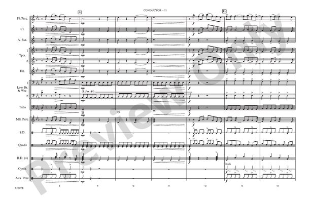 Shorties #21 – Marching Band Conductor Score & Parts (Digital Download)
