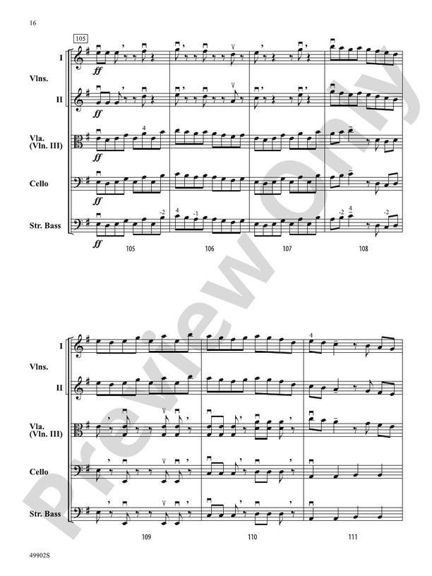 Volcano - String Orchestra Conductor Score & Parts (Digital Download)