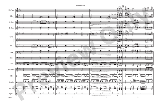 Whipping Post – Marching Band Conductor Score & Parts (Digital Download)
