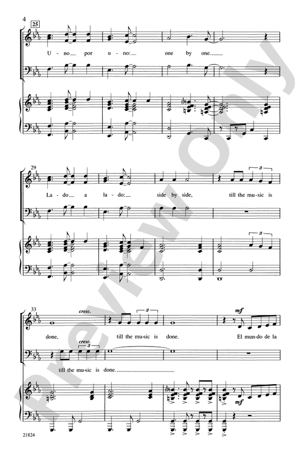 La Musica (The Music) – SAB Choral Octavo (Digital Download)