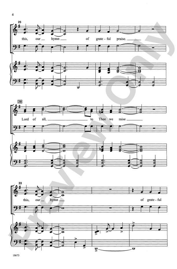 For the Beauty of the Earth – SAB Choral Octavo (Digital Download)