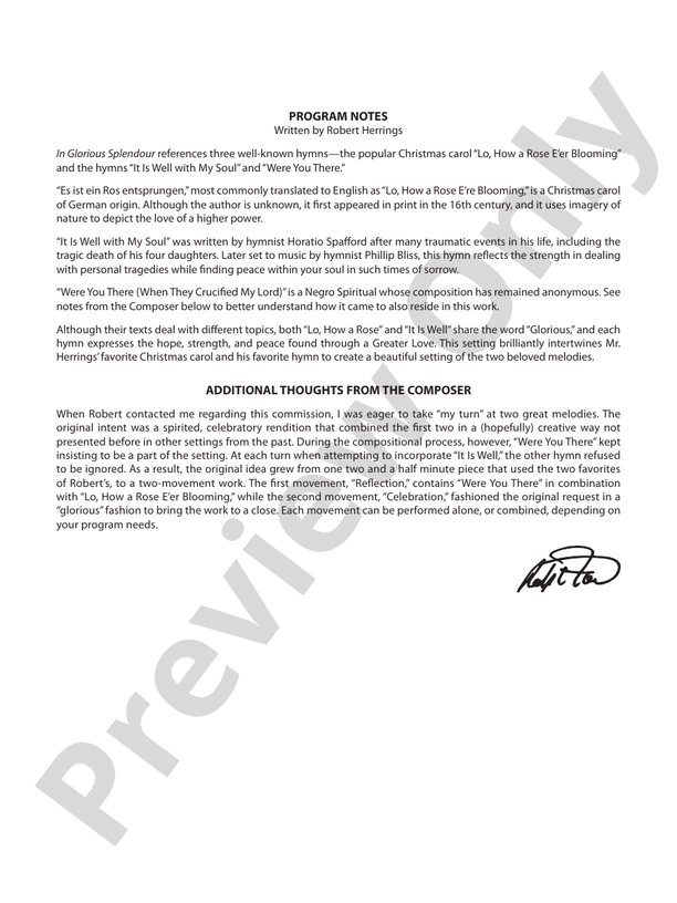 In Honor of the Fallen - Concert Band Conductor Score & Parts (Digital Download)
