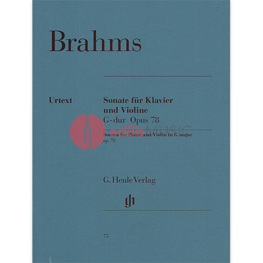 Brahms - Sonata in Gmaj Op78 - Violin/Piano Accompaniment Henle HN075