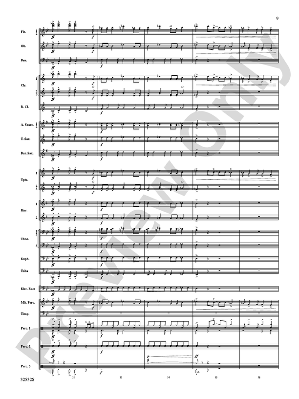 Led Zeppelin on Tour - Concert Band Conductor Score & Parts (Digital Download)