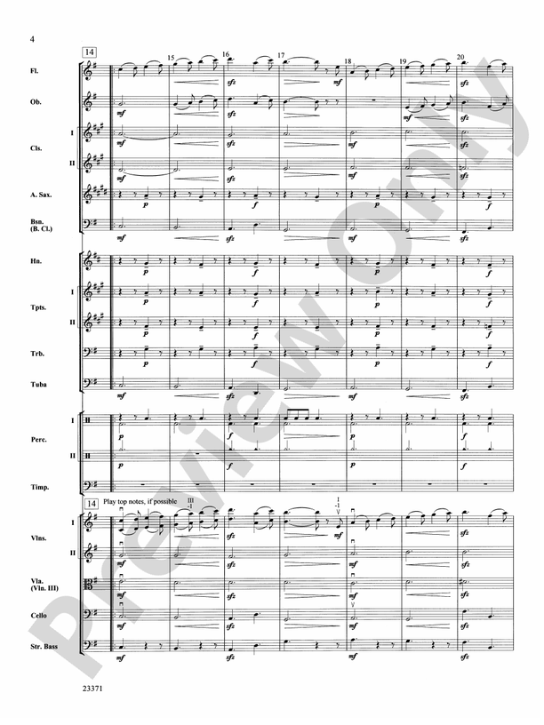 The Moldau – Full Orchestra Conductor Score & Parts (Digital Download)