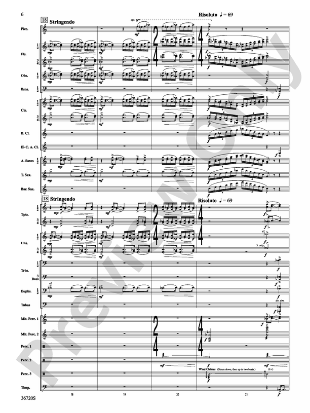 Tribute (Grade 4.5) - Concert Band Conductor Score & Parts (Digital Download)