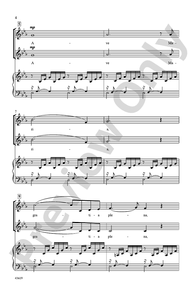 Ave Maria – 2-Part Choral Octavo (Digital Download)