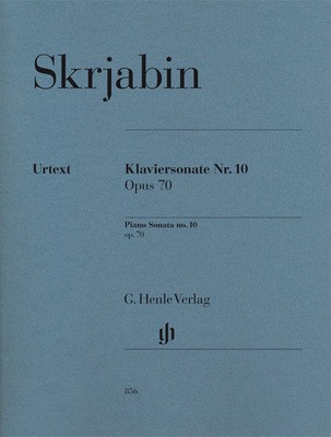 Sonata No 10 Op 70 C - Alexander Scriabin - Piano G. Henle Verlag Piano Solo