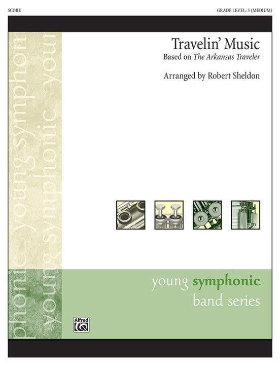 Travelin' Music - Concert Band Conductor Score & Parts (Digital Download)