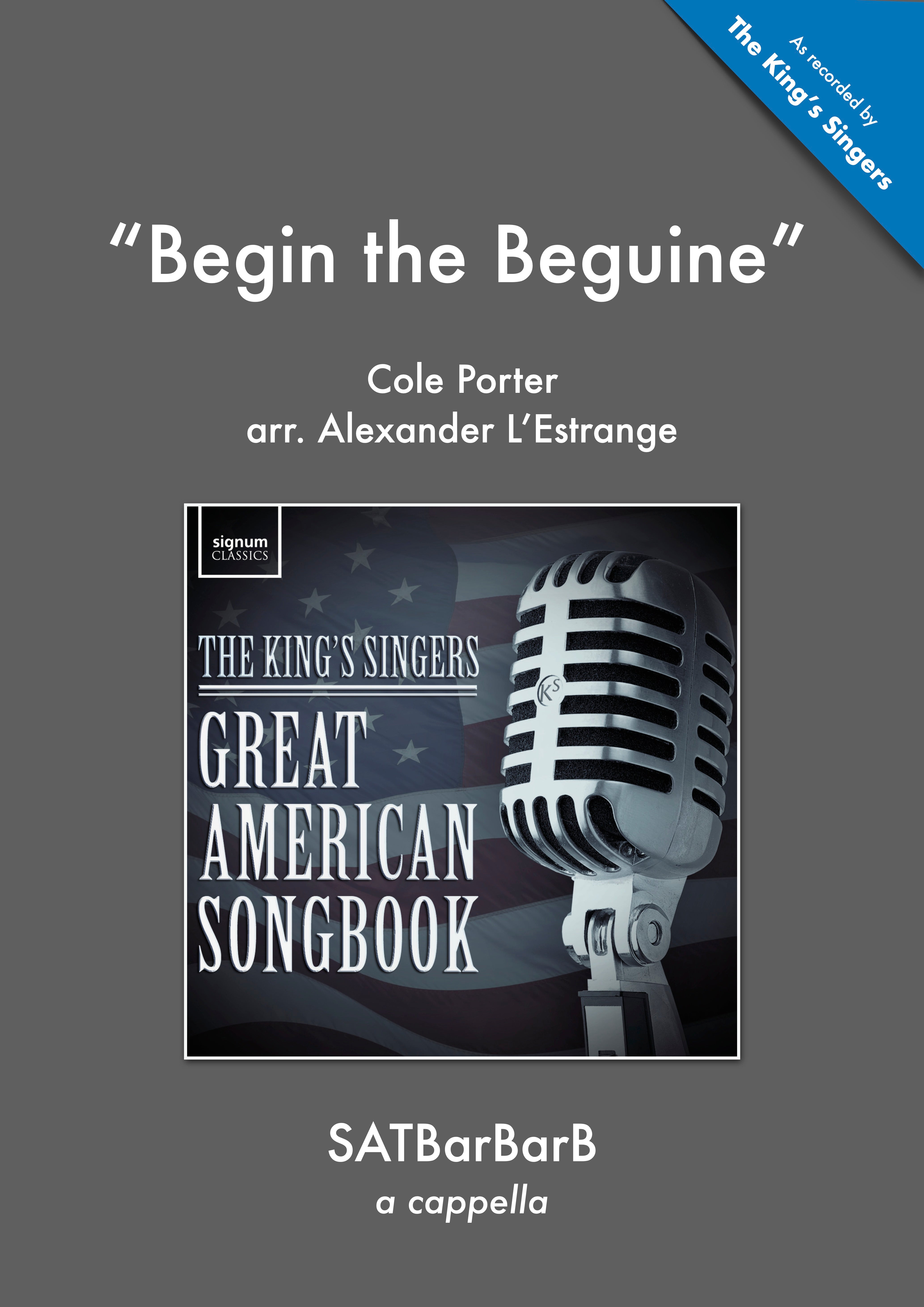 Begin The Beguine - SATB A cappella (Digital Download)