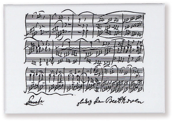 Fridge Magnet Beethoven's Manuscript