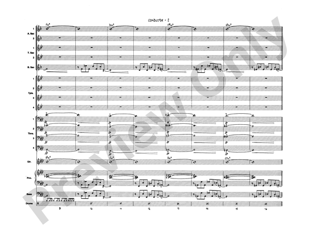 James Bond Theme (Grade 4)  - Jazz Ensemble Conductor Score & Parts (Digital Download)