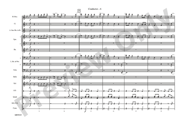 Rockin' Robin – Marching Band Conductor Score & Parts (Digital Download)