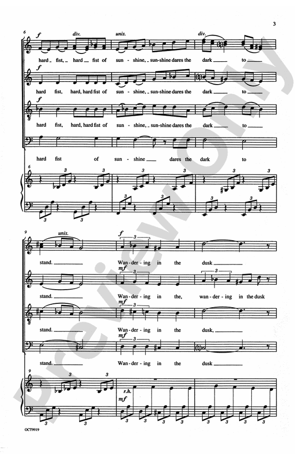 Dusk – SATB Choral Octavo (Digital Download)