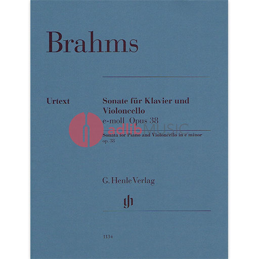 Brahms - Sonata #1 in Emin Op38 - Cello/Piano Accompaniment Henle HN1134